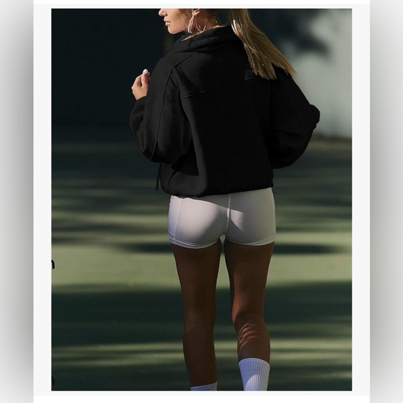 NWT Black Half-Zip Pullover Sweatshirt-S - Picture 8 of 17